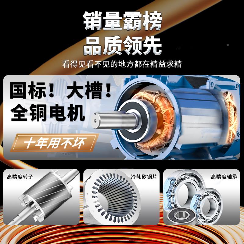 玉豹全铜三三相-异异步马达1/5/8.5/22/30/374相5/551KW千瓦电机3