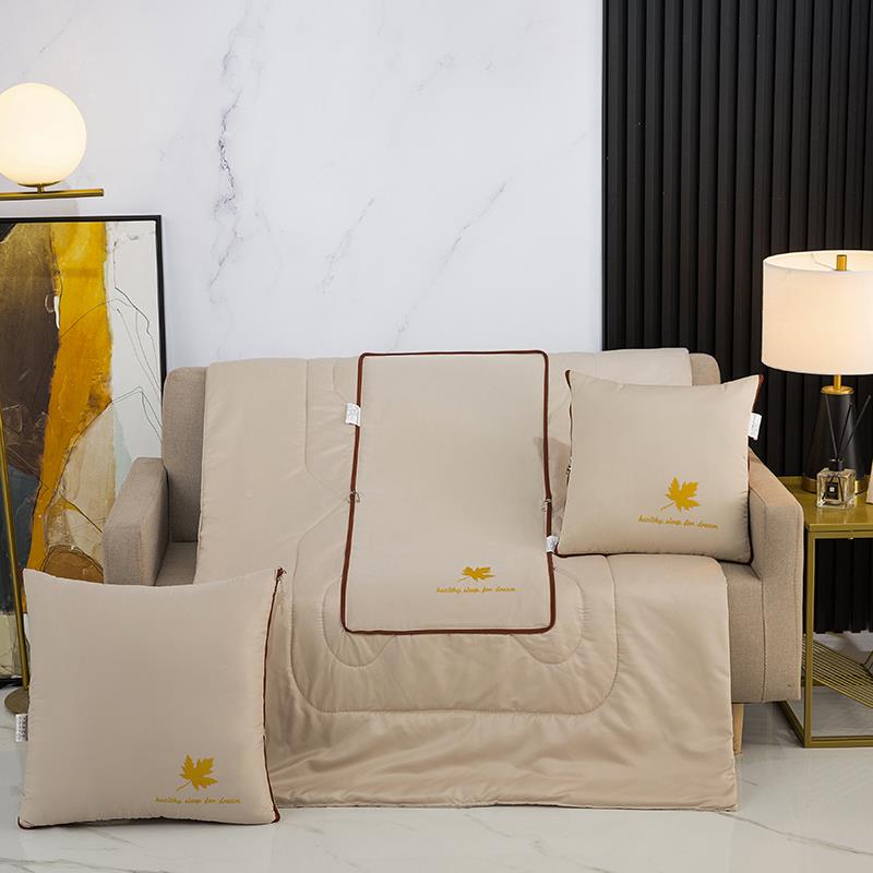 抱枕水子两用洗真丝沙发高档被垫汽车靠载办公室午睡被子二202236