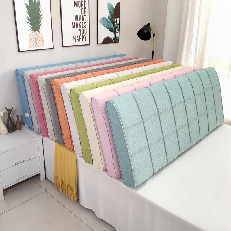 实木床头软包靠背背靠沙榻榻米自粘海绵垫大靠垫可拆洗AJ082020发