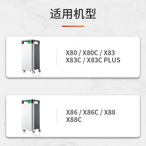 适配352空气净ZXW化器滤芯X80/8C/X88XC/86CX/X89C除醛3除霾过滤