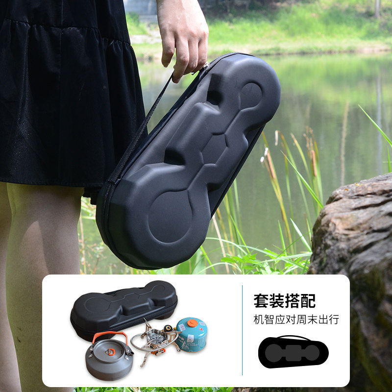便携式瓦斯炉具防风炉头折叠烧水户外烧茶炉煮茶露营煮茶炉卡式炉