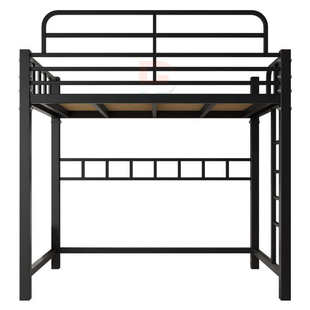 单人小户型省空间高架床上租房艺床下铁阁楼公寓床床空职工宿舍床