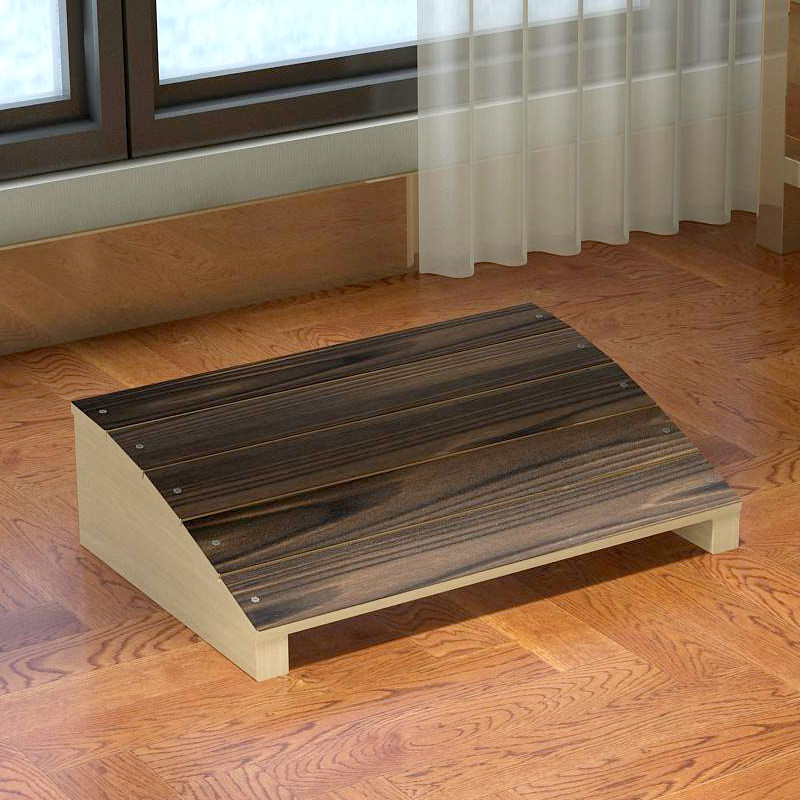 家用实木书桌增高脚凳垫儿童钢琴踩蹬搁放踮搭架子小台阶斜坡踏板