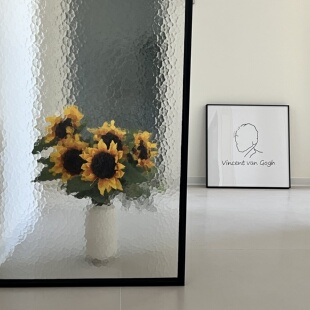 压花玻璃隔断入户水纹超白银水晶纹花木石头小大雨灯芯海棠纹波纹