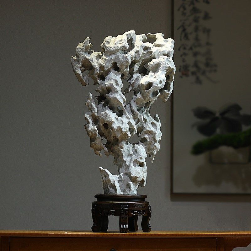 太湖石天然原石文房案头传统文化石客厅玄关装饰品民宿博古架摆件