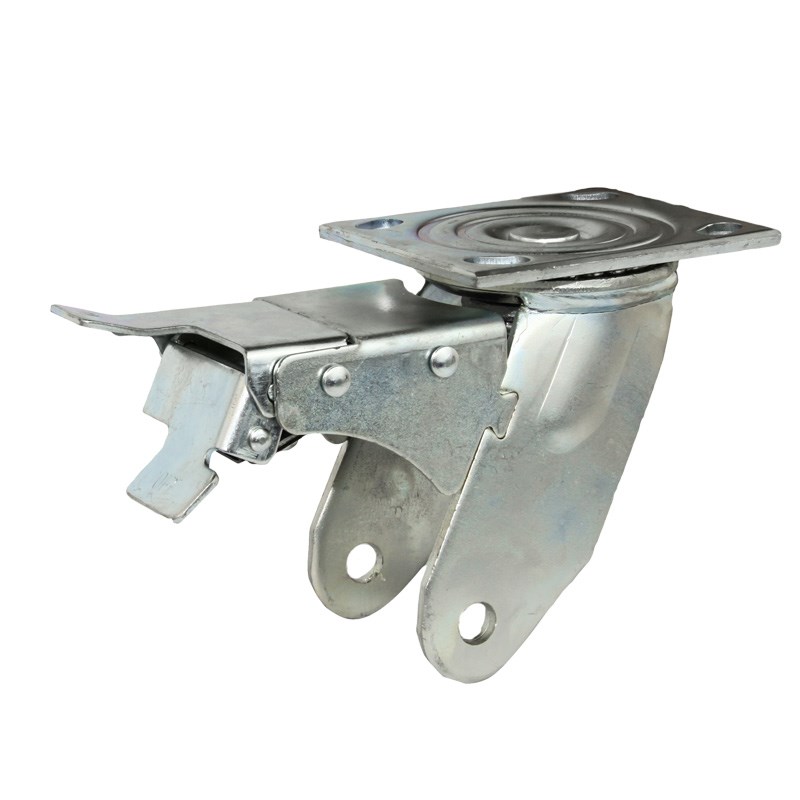 林春系寸重型滚针铁芯PU刹车万向轮承载300KG脚轮-WJT31-SC1