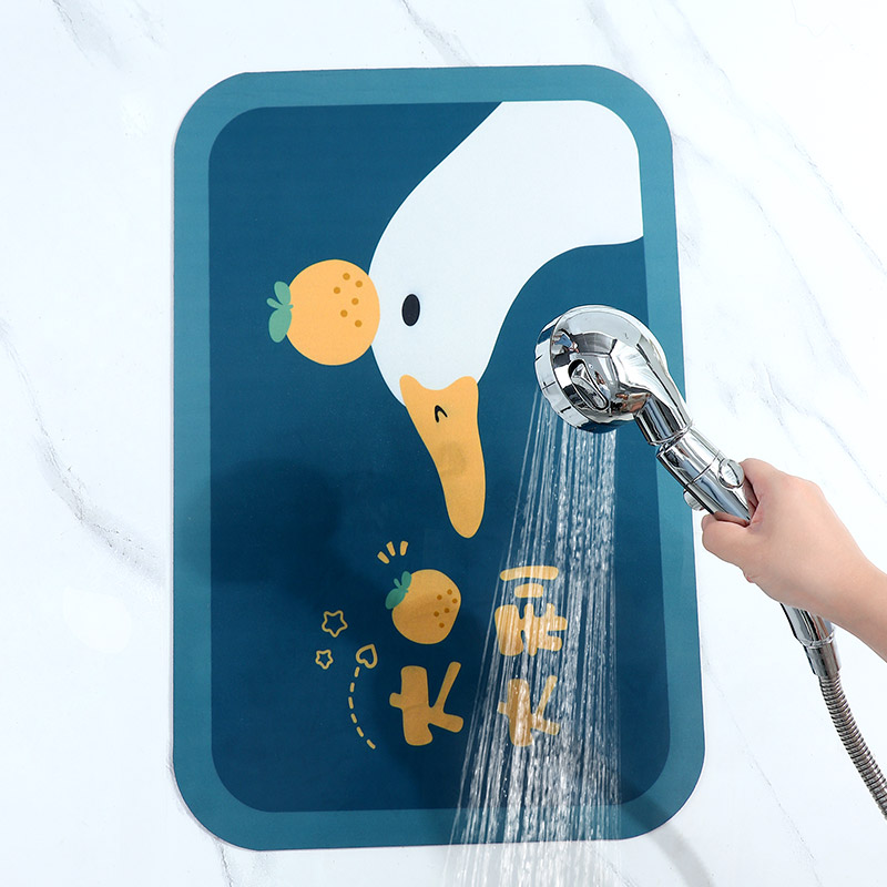 硅藻泥吸水软垫浴室卫生间洗手间厕所地垫硅藻土家用防滑速干地毯