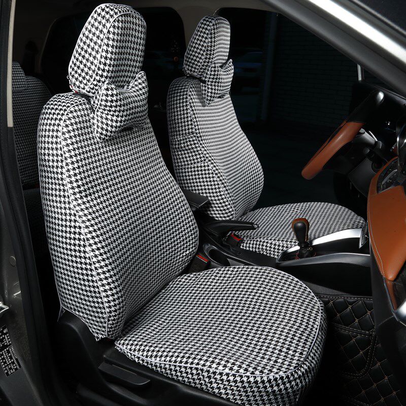 全包围布艺座垫套汽车座套四季通用polo新朗逸宝来雷丁芒果座椅套