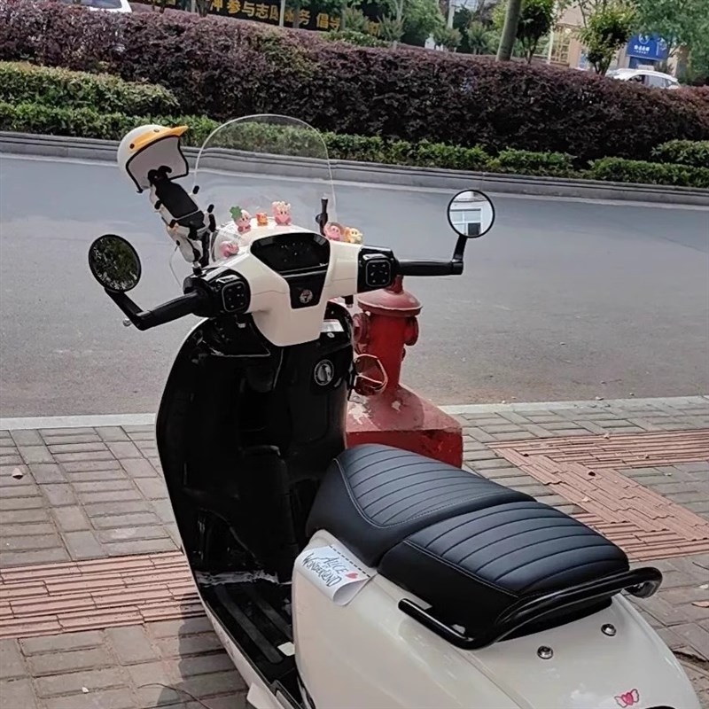 适用R GT1改装后视镜手把镜GP200 TG300复古反光镜车把倒后镜