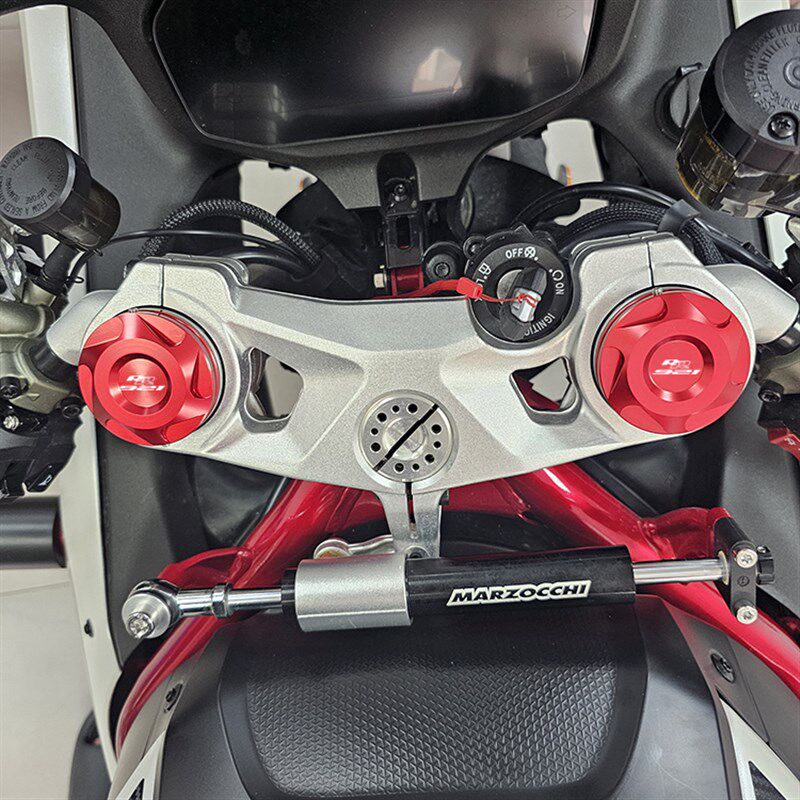 适用QJ赛921改装前减震装饰盖帽赛900避震盖铝合金装饰螺丝配件