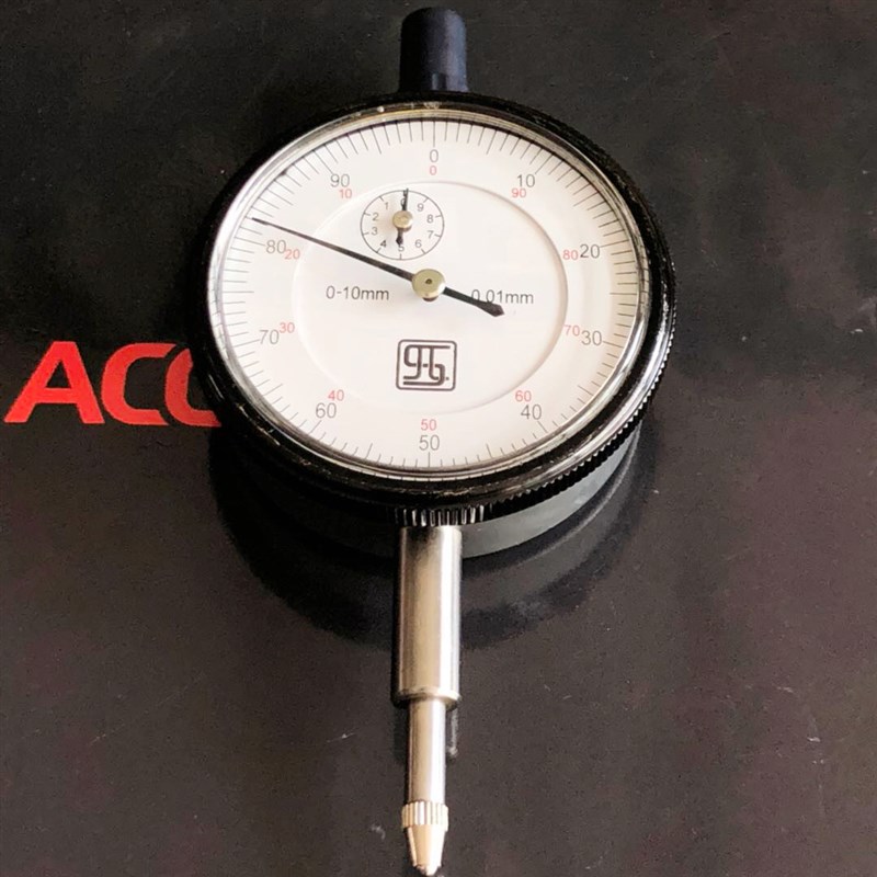 百分表0-10mm防震精度0.01mm小校表测头磁性表座表盘30百分表头