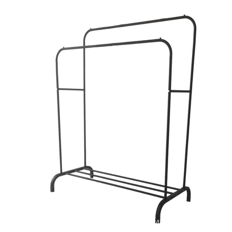 晾衣架落地加粗加厚杆家用挂衣架卧室阳台晾晒衣架室内晾衣杆