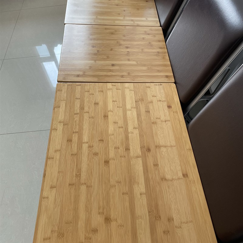 桌面板书桌电脑餐桌板整张实木板材料长方形工作写字吧台面板定制