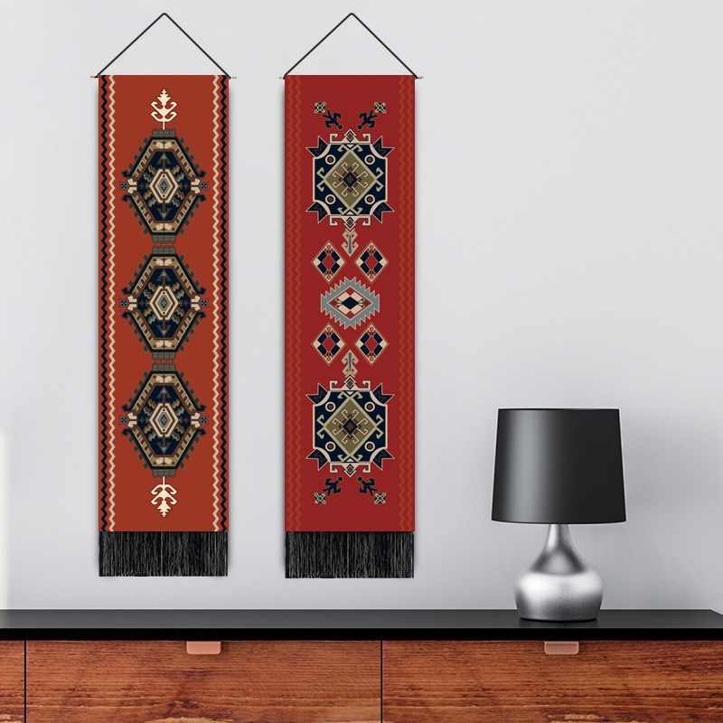 复古曼陀罗挂画挂毯艺术民族墙上装饰品玄关入户波西米亚小挂件