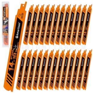 25件套重金属切割往复锯片，9英寸14-18TPI，双金属锯片