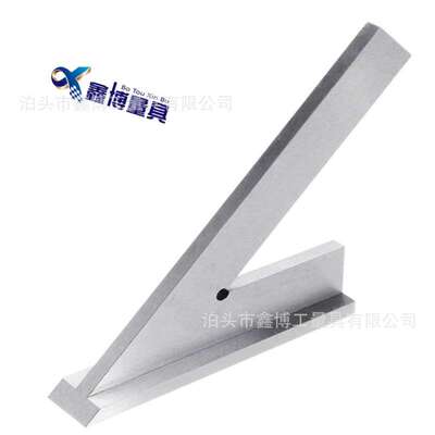 不锈钢45度带座角尺120X80平口宽座角尺INOX加宽底座角尺200X130