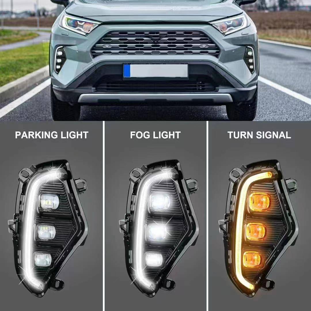 FOR 2020~2025荣放RAV4日行灯大灯RAV4雾灯前照灯 RAV 4日間行車