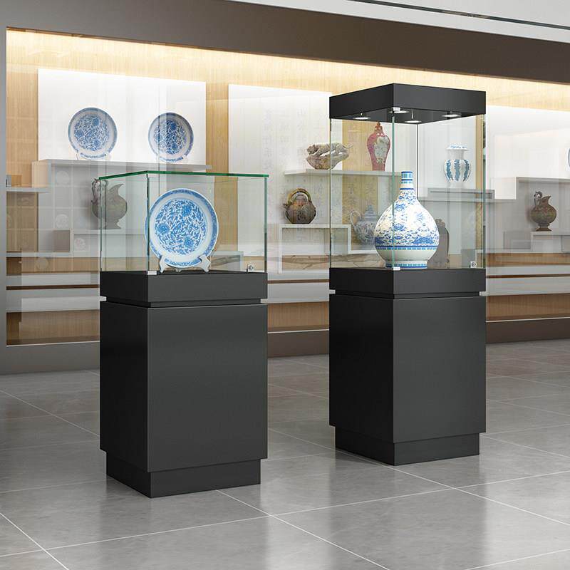 玻璃展示柜古董瓷器奇石雕像柜展览柜展台博物馆文物展柜珠宝柜台