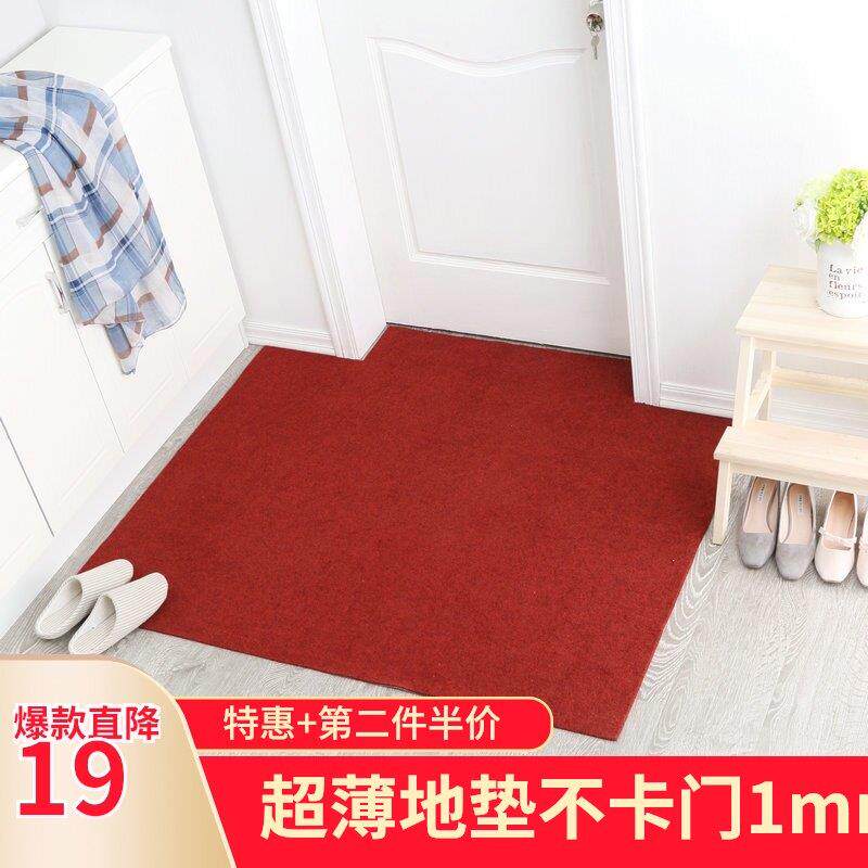 超薄地垫不卡门卧室门口薄地毯防滑吸水家用入户进门垫子脚垫