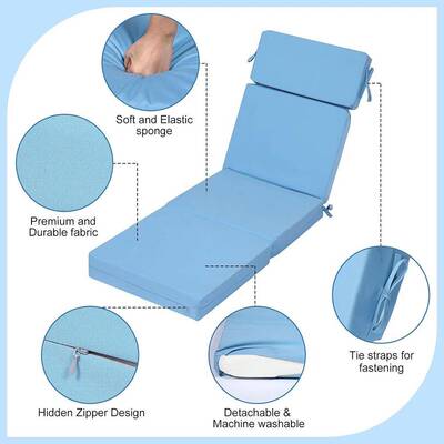 837户外床垫水加防厚高撑密度海绵支垫露营软垫发沙滩椅释压沙靠