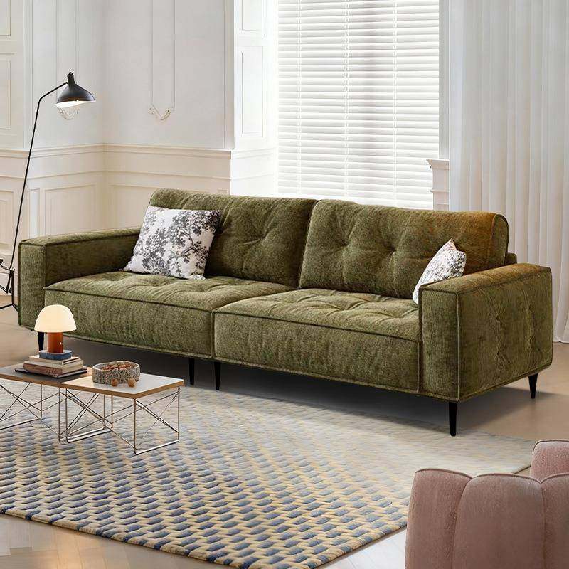 奶油风雪尼尔绒高靠背豆腐块沙发客厅公寓小户型直排复古布艺沙发,鲜花速递/花卉仿真/绿植园艺,割草机/草坪机,淘宝优惠券,粉丝福利购,淘宝优惠卷