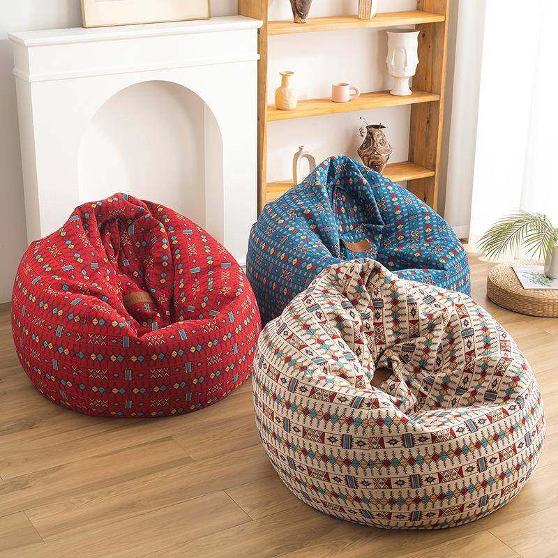 懒人沙发豆袋可躺可睡单人卧室阳台榻榻米休闲躺提花布艺懒人沙发,电子元器件市场,其它元器件,淘宝优惠券,粉丝福利购,淘宝优惠卷