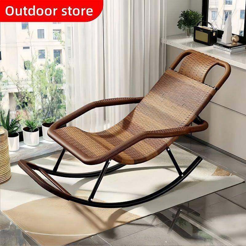 摇椅仿藤躺椅阳台夏季椅子午睡休闲老人成人摇摇懒人户外藤椅逍遥,电子元器件市场,其它元器件,淘宝优惠券,粉丝福利购,淘宝优惠卷