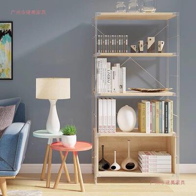 式置阳物架钢木日收纳架地落客厅台多层整ZDN理架厨房微波炉储物