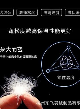 鸭吊吊绒羽水KKJ制绒子国标纯白洗白蓬松大朵衣服装