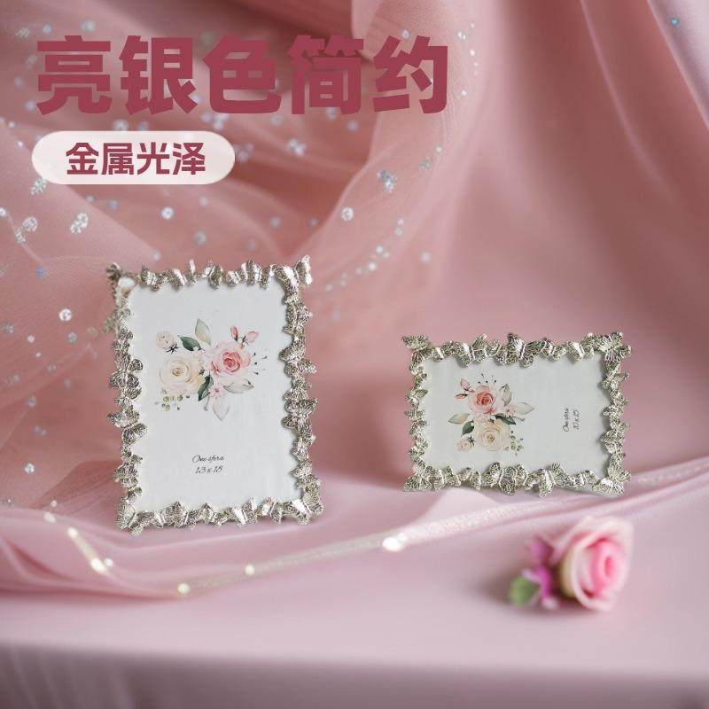 亮色简约蝴蝶属相框xy526摆台家，庭摆件装饰银点缀金相框,家居饰品,DIY亲子装饰画,淘宝优惠券,粉丝福利购,淘宝优惠卷