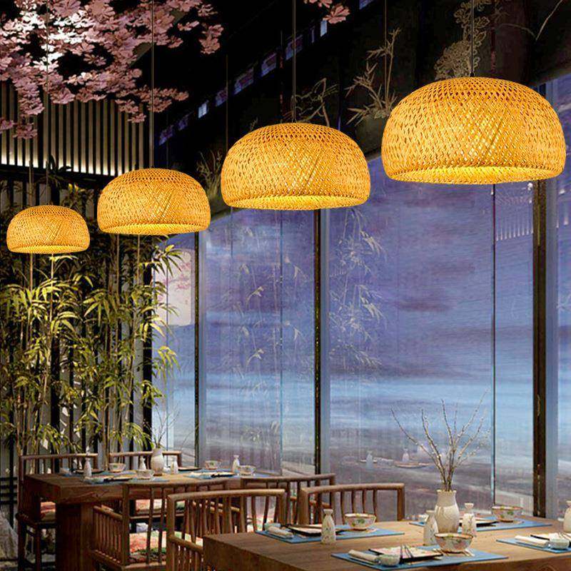 新中式餐439厅竹艺灯灯禅意茶楼民竹笼火锅店料理日式宿竹编吊罩,家装灯饰光源,智能吊灯,淘宝优惠券,粉丝福利购,淘宝优惠卷