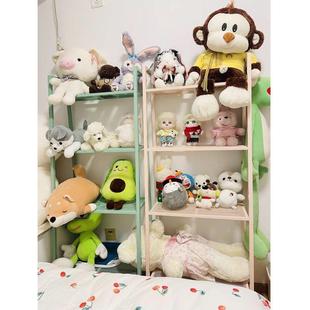 欧风铁艺收纳架客厅卧室花储北物架多层置架阳台架子整理物YUN架