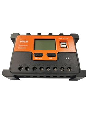 双太阳板口2V214V太阳能阳控制器PWM光伏发电DBS12太能充放电接控