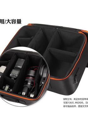 摄影拉闪杆外箱37套装箱双滑轮光灯包户背景灯架拉包杆拍摄行李箱