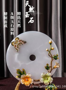 琅彩摆平视安玉石CF00677扣件大客厅洒柜电柜珐店铺开业乔迁家居