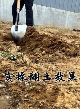 人工手拉偏犁翻土侧翻加神厚钢锰角三锄头松土农用OSV种菜开沟起