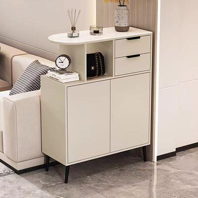 岩板实鞋sud-8364柜家用门柜口入户玄关爆款收纳柜一体靠木墙门厅