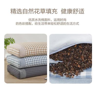 荞麦高枕头加厚高男不塌MXN老头式硬枕加超高不塌陷高枕特高特硬