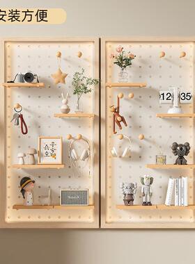 实纳木亚克力洞板入户IIJ玄墙上置物架挂洞板配件隔板墙关面展示