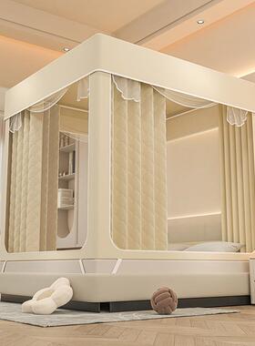 冬季保暖防寒全包室内两用光夹棉蚊帐家遮用风帐篷挡温SY保防寒蚊