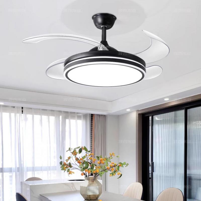 隐形风扇灯2025新款大风力吊扇灯吸顶家用客厅餐厅卧室电扇吊灯