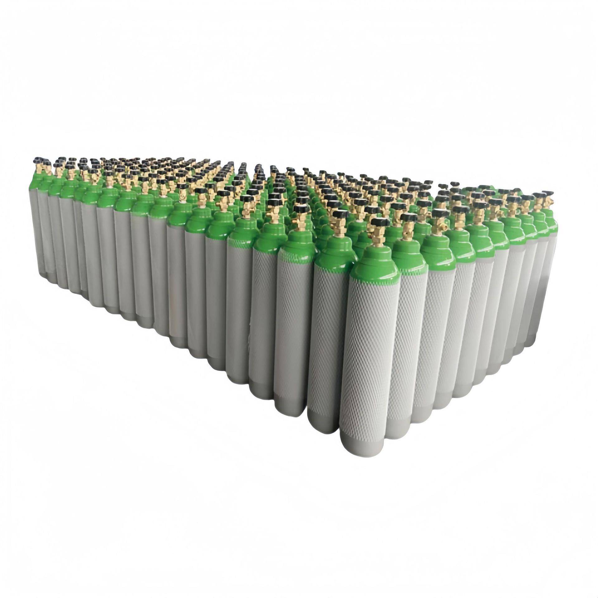 氧气瓶10升钢hc-108-h瓶标国工业用气瓶40升0套装原氧气罐高压18M