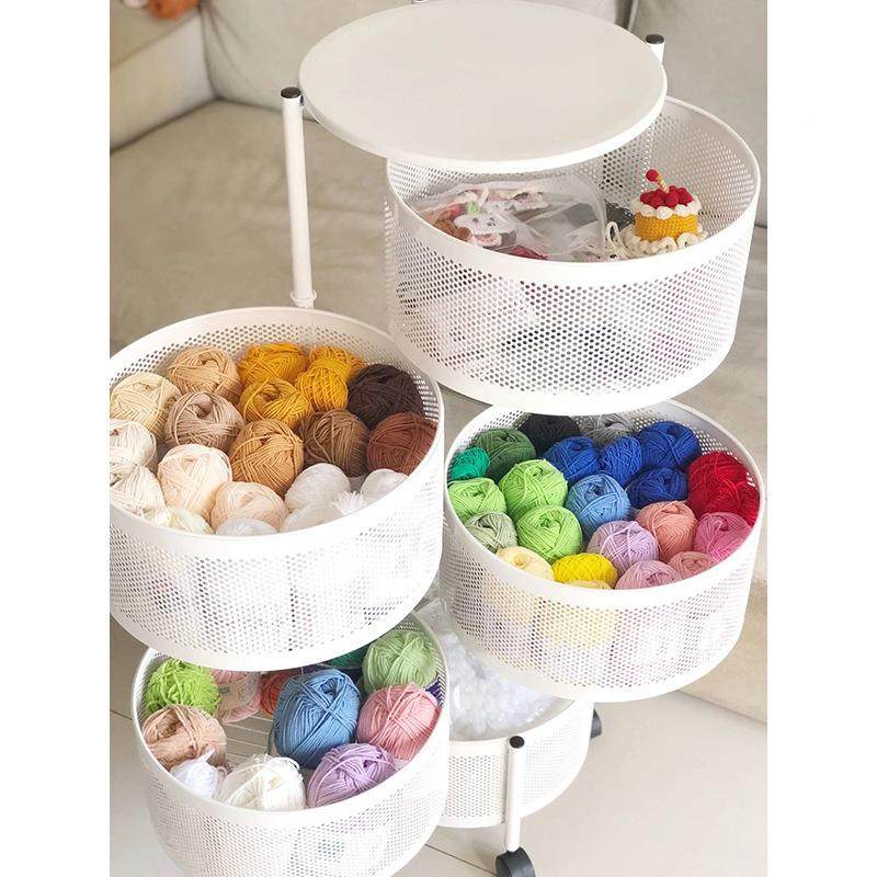 厨地房圆菜可移动置物篮架落形旋转家用蔬菜转厨房果蔬角架多层果