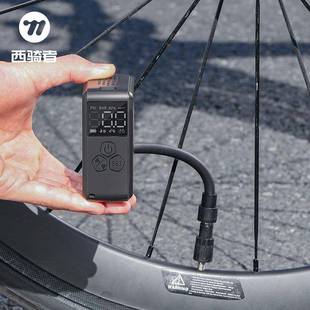 西骑者迷电动你打筒945便携山高压美法气嘴公路地自行车骑行充气