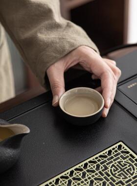 茶具套ZDN装全自台动一整体家用小茶一小型茶盘烧套水壶简赵之李