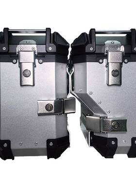 快拆铝合尾箱45L边箱38金L摩托55870车后备箱收储纳箱物箱托车摩