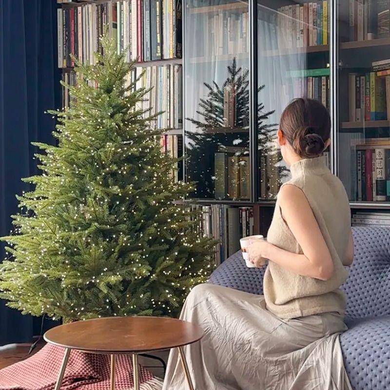 圣诞树2厂家直供025新款北欧in饰s风厅di客家用y加密大型摆件圣诞