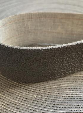 用纺织机色糙面带摩力强橡胶擦包辊灰带纺灰色糙面织罗拉皮大量