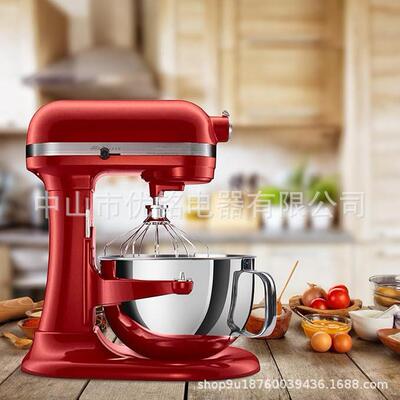 6Q不锈钢搅拌碗Kitcheaid式搅拌机立厨宝6QT斜80946头搅T拌机n带
