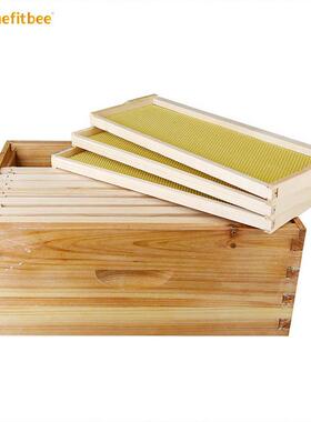 朗箱氏蜂GYK箱套意蜂蜂箱全养蜂工具准标十框蜜蜂蜂巢套装